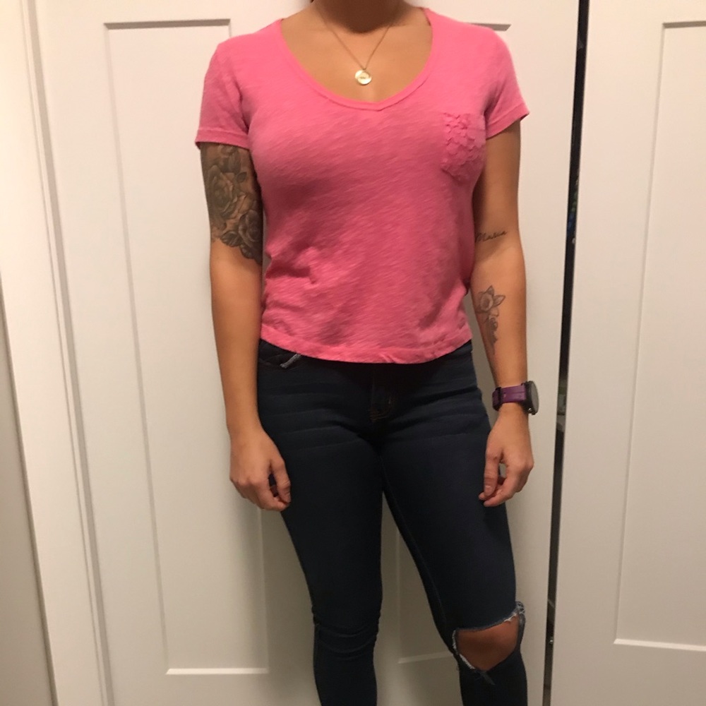 Cotton/lace Tshirt